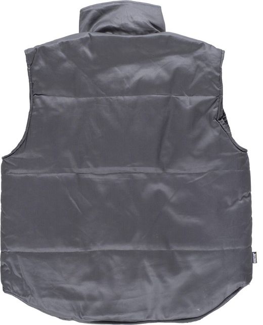 Gepolsterte Weste, Mehrfachtasche mit Windjacke 100% Cotton Grey