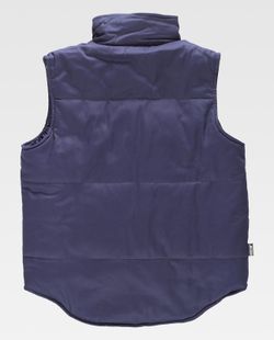 Chaleco acolchado con cortavientos 100% Algodón Marino