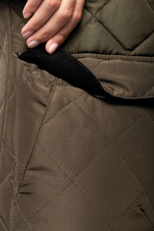 Rhombus Steppweste für Frauen