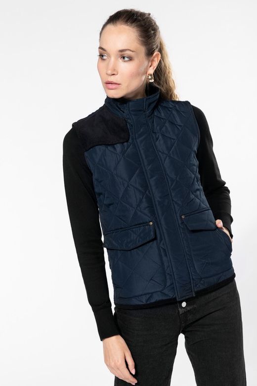 Rhombus Steppweste für Frauen