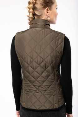 Rhombus Steppweste für Frauen