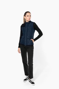 Rhombus Steppweste für Frauen