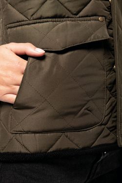 Rhombus Steppweste für Frauen