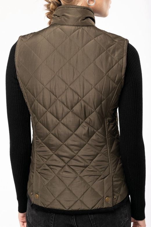 Rhombus Steppweste für Frauen