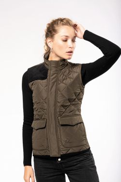 Rhombus Steppweste für Frauen