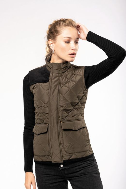 Rhombus Steppweste für Frauen