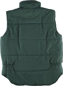 Gepolsterte Weste mit mehreren Taschen und Windjacke an den Ärmeln Grün