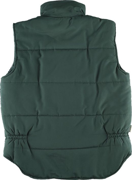 Gepolsterte Weste mit mehreren Taschen und Windjacke an den Ärmeln Grün