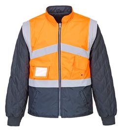 Chaleco bicolor  de alta visibilidad - Reversible