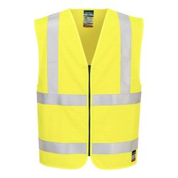 Chaleco Bizflame Hi-Vis FR Zip VestAmarillo