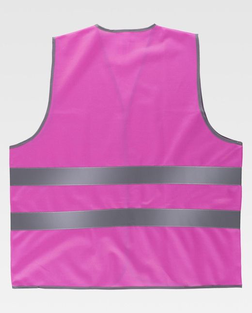Chaleco con cierre adaptable de velcro Rosa Fucsia