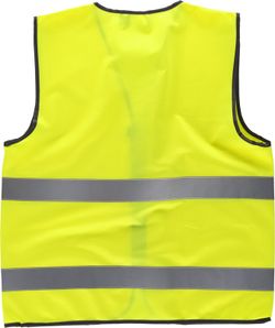 Weste mit Reißverschluss und gut sichtbaren Bändern EN471 Yellow AV
