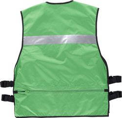 Chaleco de alta visibilidad con ajustes lateral Verde