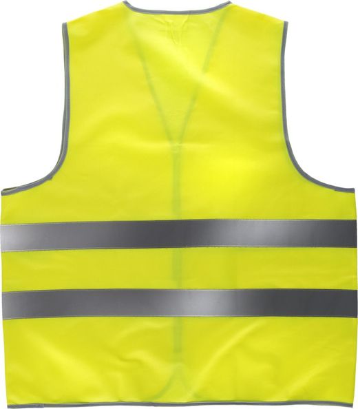 Warnweste mit adaptivem Klettverschluss, reflektierende Bänder EN471 Yellow AV
