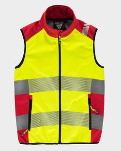 Chaleco de color Amarillo A.V.+Rojo | Fluor