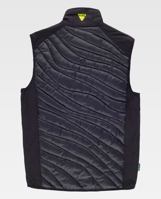 Chaleco de color Negro+Amarillo fluor | FUTURE