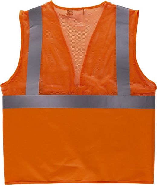 Warnweste mit reflektierenden Bändern Orange AV