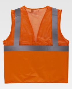 Warnweste mit reflektierenden Bändern Orange AV