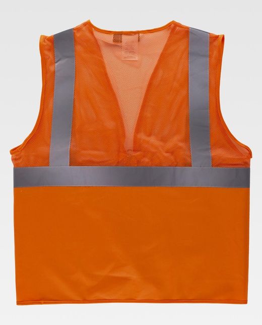 Warnweste mit reflektierenden Bändern Orange AV
