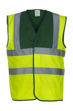 Fluo 2-Streifen-Sicherheitsweste