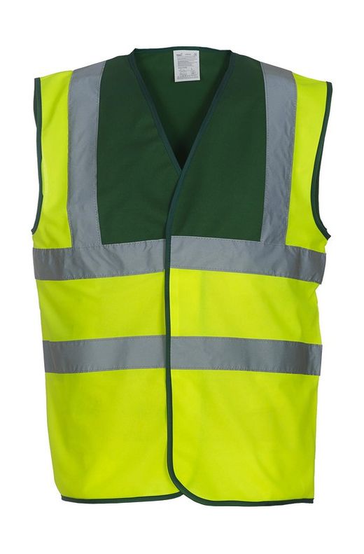 Fluo 2-Streifen-Sicherheitsweste