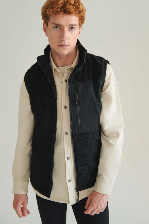 Recycelter Sherpa-Weste