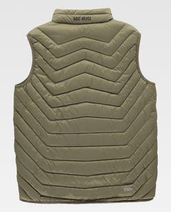 Chaleco Exterior: 100% Nylon reciclado color Khaki Ref: 12104104