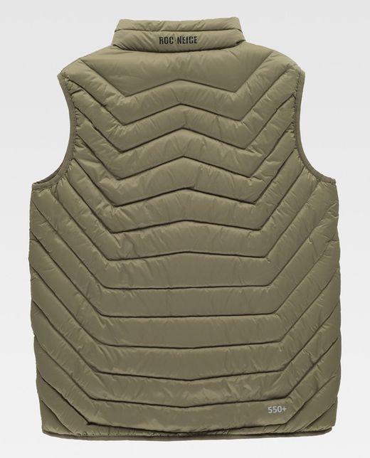 Chaleco Exterior: 100% Nylon reciclado color Khaki Ref: 12104104
