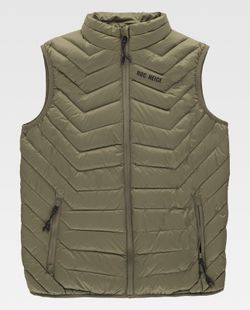 Chaleco Exterior: 100% Nylon reciclado color Khaki Ref: 12104104