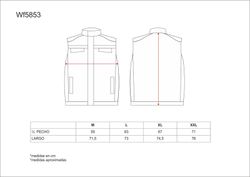 Padded line 5 vest with 3-color combi zipper closure, reflective piping Green Dark Gray Black