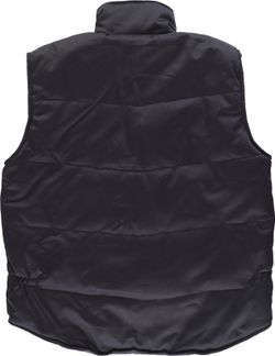 Gepolsterte Multi-Pocket-Weste der Linie 6 mit kombinierten Details Black Orange AV