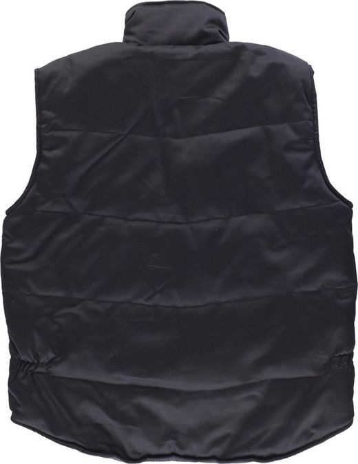 Gepolsterte Multi-Pocket-Weste der Linie 6 mit kombinierten Details Black Orange AV