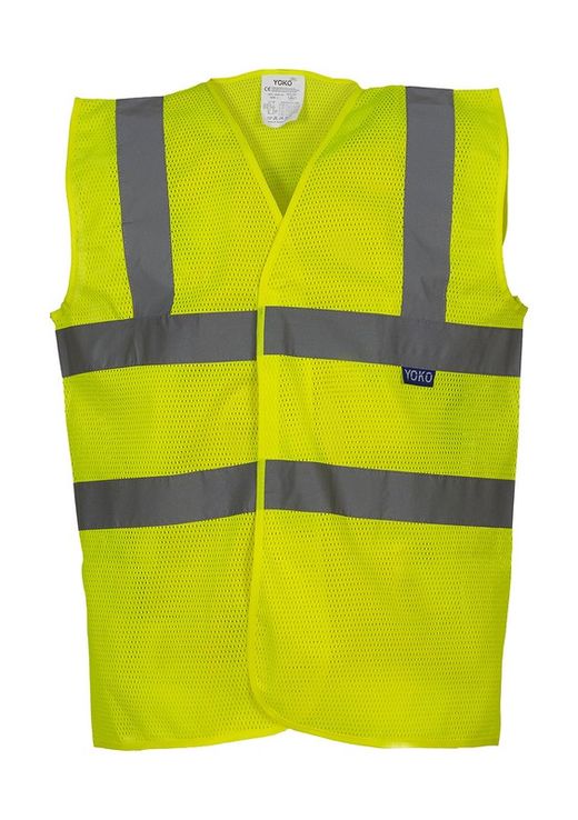 Gilet in maglia fluo