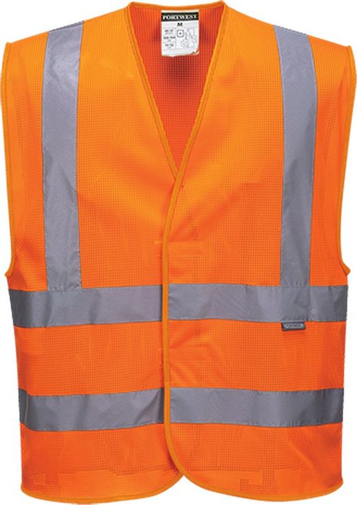Gilet Banda Verticale MeshAir Hi-Vis