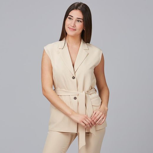 Chaleco Mujer Solapa Arabis