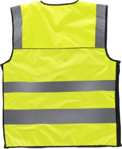 Chaleco multibolsillos alta visibilidad Amarillo / Negro
