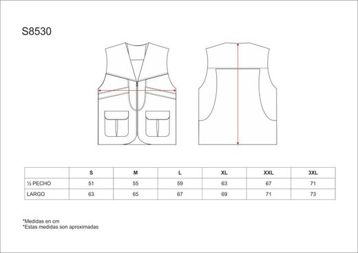 Weste mit mehreren Taschen, kombiniertes Jagdgrün / Braun