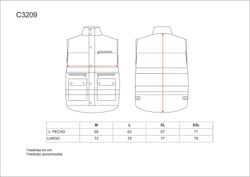 Warnschutz-Weste mit mehreren Taschen und reflektierenden Bändern Orange AV