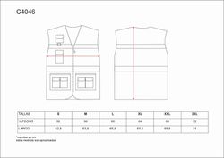 Warnschutz-Weste mit mehreren Taschen und reflektierenden Bändern EN ISO 20471: 2013 Gelb AV Orange AV