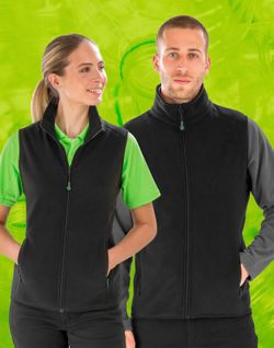 Recycled thermal fleece vest