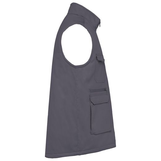 Gefütterte Unisex-Weste aus  Baumwollpolyester