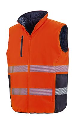 Reversible safety vest