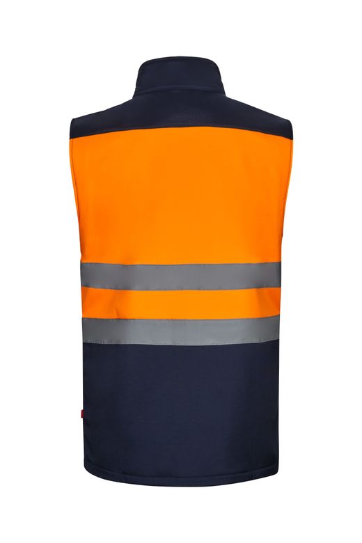 Chaleco soft shell bicolor av
