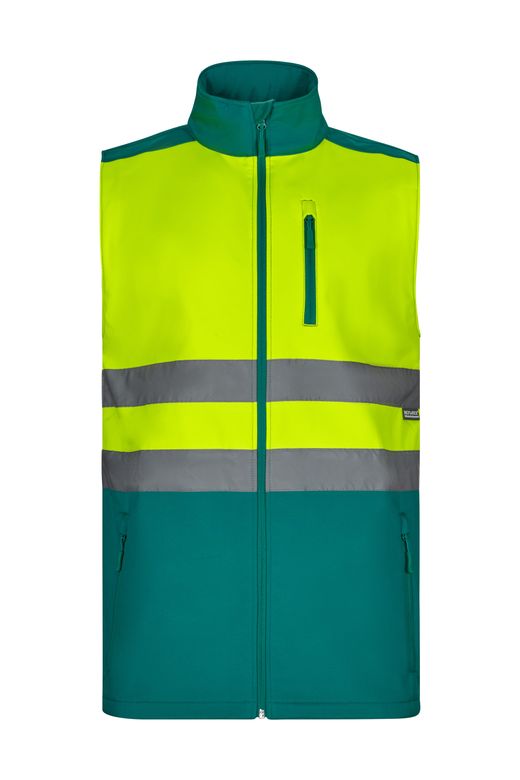 Chaleco soft shell bicolor av