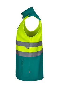 Chaleco soft shell bicolor av