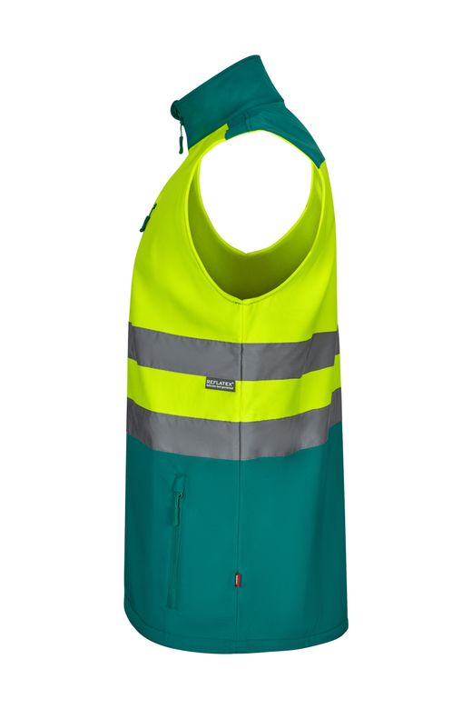 Chaleco soft shell bicolor av