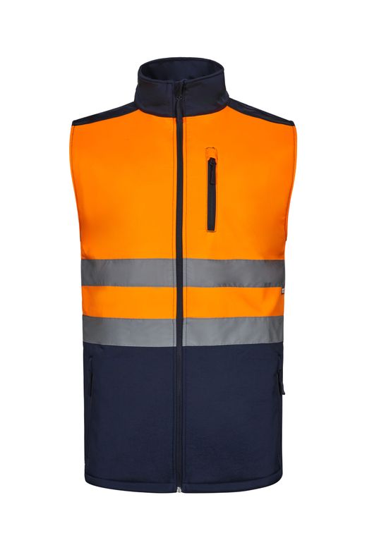 Chaleco soft shell bicolor av