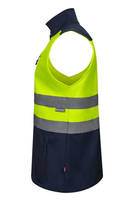 Chaleco soft shell bicolor av