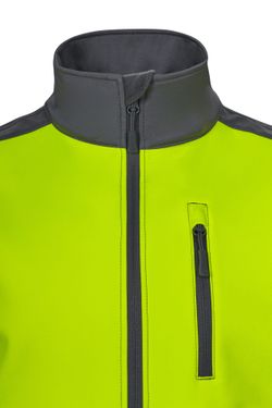 Chaleco soft shell bicolor av