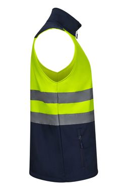 Chaleco soft shell bicolor av